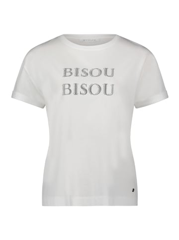 BETTY & CO Casual-Shirt mit Stickerei in Patch Cream/Grey