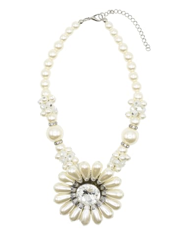 collezione alessandro Kurze Kette " Perla " in creme