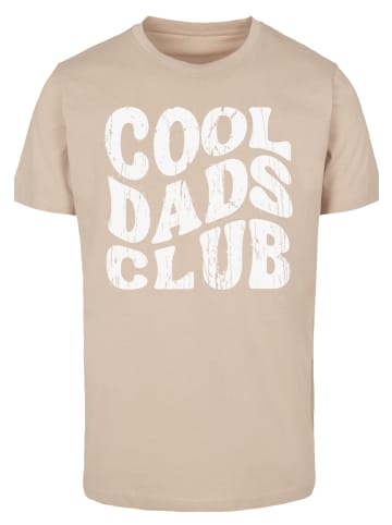 F4NT4STIC T-Shirt Cool Dads Club Vintage Vatertags Design für Väter in sand