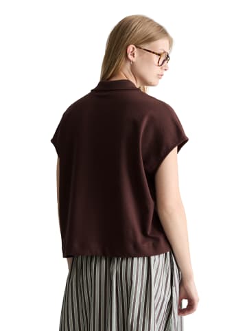Marc O'Polo DENIM Poloshirt wide in Burnt Aubergine