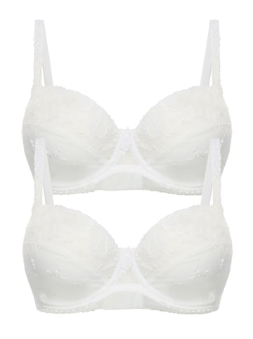 Conturelle 2er Pack Bügel BH in weiss weiss