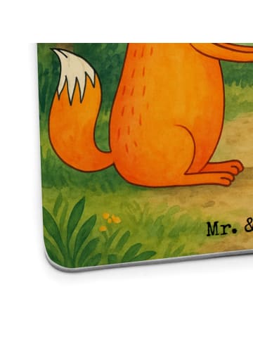 Mr. & Mrs. Panda Getränkeuntersetzer Füchse Liebe Design ohne Sp... in Weiß