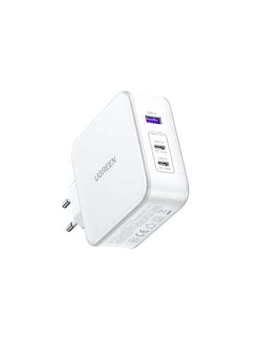 Ugreen Ugreen Nexode CD289 GaN-Netzwerkladegerät USB-A/2xUSB-C 140 W + USB-C in Weiß