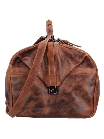 Greenland Nature Montana Weekender Reisetasche RFID Leder 51 cm in braun