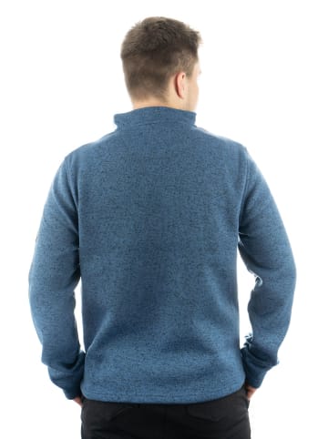 OS-Trachten Strickfleece-Pullover Wukom in marine