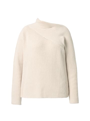 Ulla Popken Pullover in perlweiß