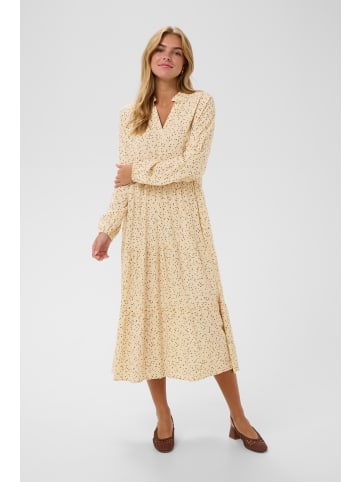 SAINT TROPEZ Kleid EdaSZ Lockere Passform in Creme Black Mini Dots