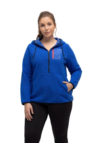 Ulla Popken Sweatjacke in royalblau