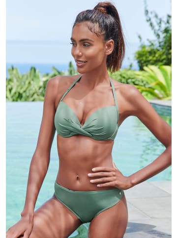 S. Oliver Push-Up-Bikini-Top in oliv