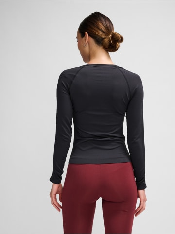 Hummel T-Shirt Hmlclea Multisport Damen in BLACK MELANGE