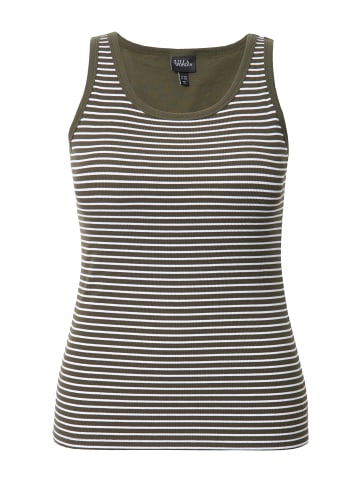 Ulla Popken Strick-Top in olivgrau