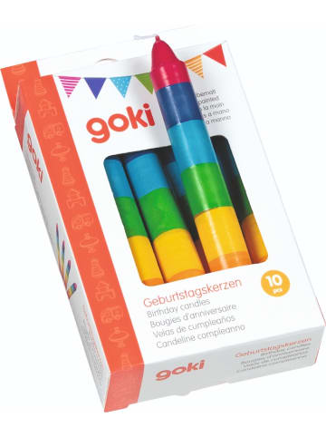 Glückskäfer Geburtstagskerzen-Set, bunt - 14 Jahren