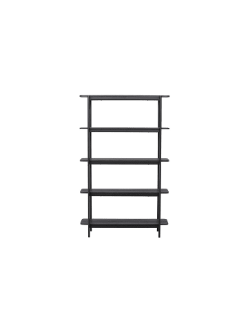 ebuy24 Regal Heim Schwarz 120 x 40 cm