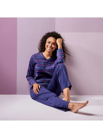REDBEST Single-Jersey Schlafanzug in lila