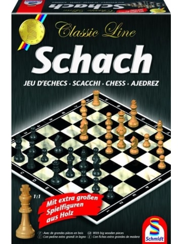 Schmidt Spiele Schach. Classic Line (extra große Figuren) | Für 2 Spieler