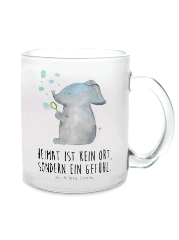 Mr. & Mrs. Panda Tee Tasse Elefant Seifenblasen mit Spruch in Transparent