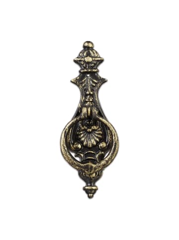 relaxdays 3 x Türklopfer in Schwarz/Bronze