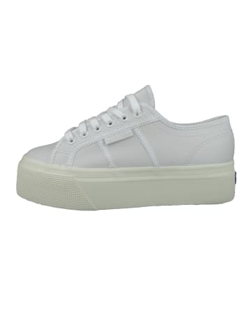 Superga Sneaker Tumbled weiß