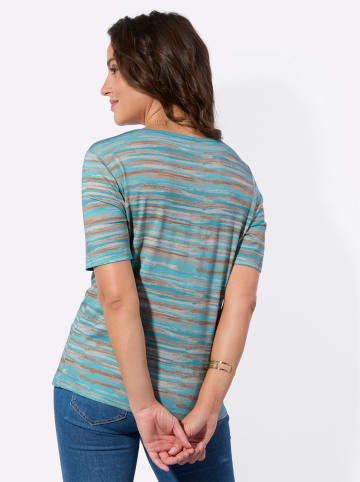 WITT WEIDEN Ringelshirt in ozean-bedruckt