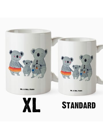 Mr. & Mrs. Panda Pott Koala Familie ohne Spruch in Weiß