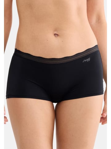 Sloggi Short Slip Go Blush in Schwarz / beige