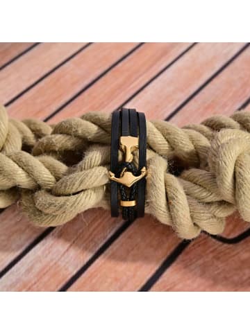 Adeliás Herren Anhänger – Gravuranhänger aus Leder in schwarz