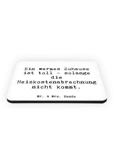 Mr. & Mrs. Panda magnet Spruch Geborgenheit im Zuhause mit Spruch in Weiß