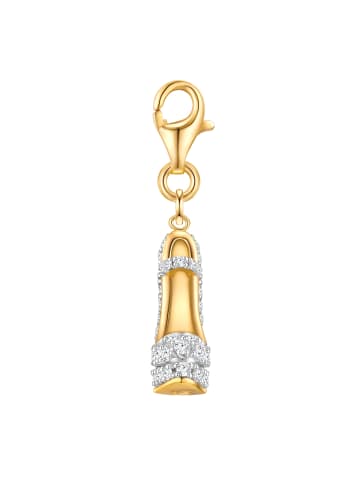 Glanzstücke München Charm High Heel aus Sterling Silber mit Zirkonia in gelbgold