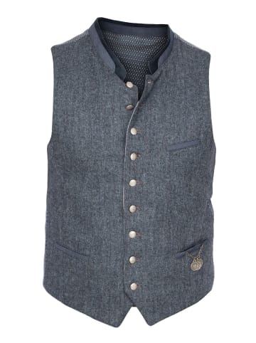 Gipfelstürmer Trachtenweste 423000-4197 in mittelblau