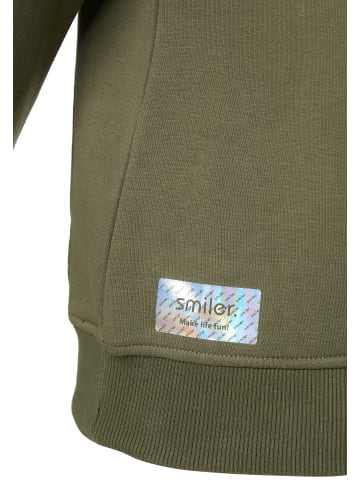 smiler. Kapuzensweatshirt Happy. in OLIVE