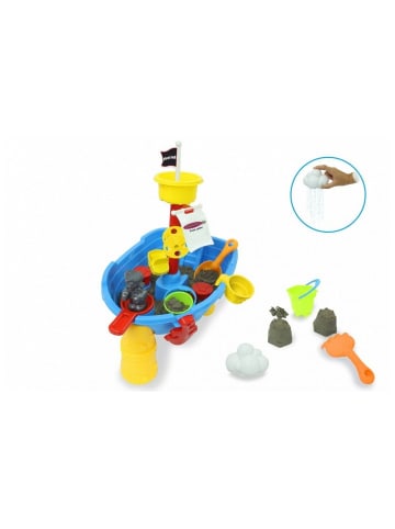 Jamara Sand- und Wasserspieltisch Pirat Jack 21 Teile in Mehrfarbig ab 2 Jahre