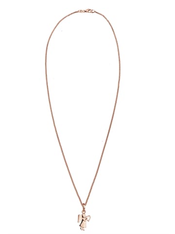 Elli Halskette 925 Sterling Silber Engel, Herz in Rosegold