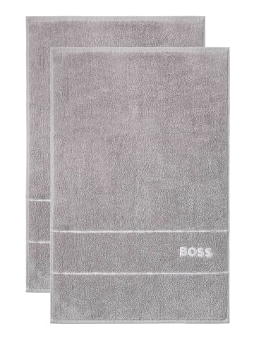 HUGO BOSS home Gästehandtuch - Set PLAIN (2tlg) in CONCREN