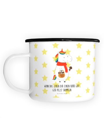 Mr. & Mrs. Panda Teetasse Einhorn Pilz mit Spruch in Weiß