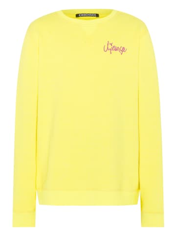 Chiemsee Sweatshirt in Gelb
