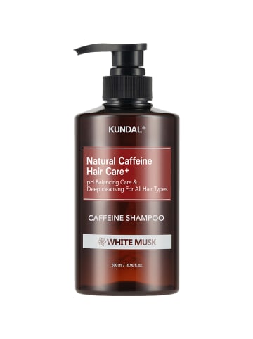 KUNDAL Shampoo Natural Caffeine Anti-Haarausfall, 500 ml