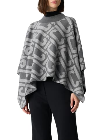 comma Poncho in grau hellgrau - 0001