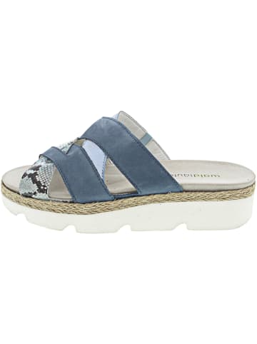 WALDLÄUFER H-Sissy Pantolette Blau