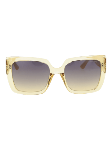 Guess Frauen Sonnenbrille Quadratisch Gelb