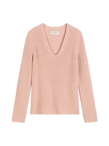 Marc O'Polo V-Neck-Strickpullover relaxed in Pastel Rose