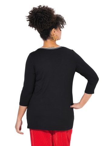 MIAMODA Bluse in schwarz