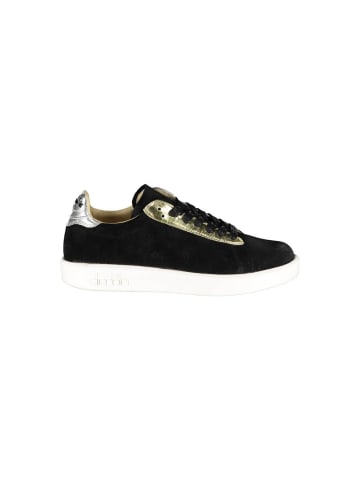 Diadora Schwarze Leder-Sneaker