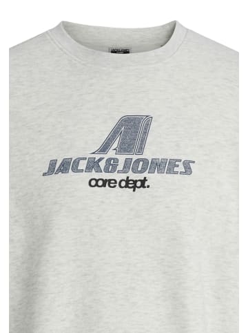 JACK & JONES Junior Sweatshirt 'Tier Print' in weiß