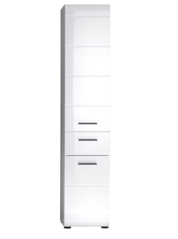 ebuy24 Badschrank SkinGloss Bad Weiß 30 x 31 cm