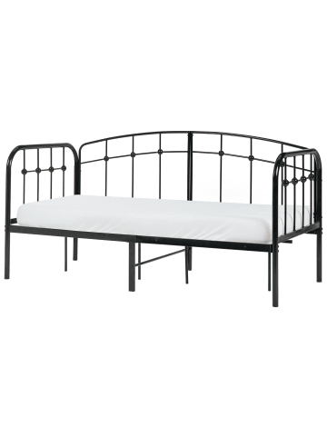 Beliani Kinderbett ARRIEN in Schwarz - (W) 208 x (H) 107 x (L) 96 cm