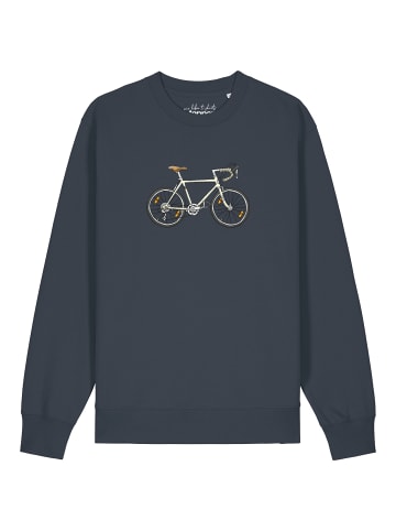 wat? Apparel Sweatshirt Doodle Bike in India Ink Grey