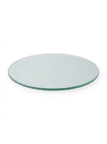 relaxdays Glasplatte in Transparent - 30 cm