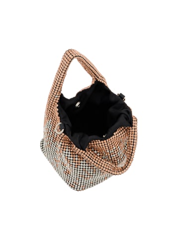 myMo at night Women Handbag in Champagne Silver