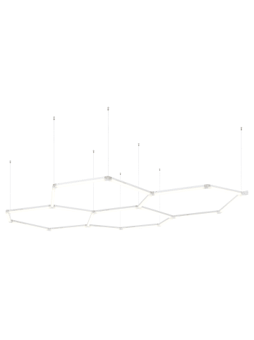 Globo lighting Deckenleuchte "HONEYCOMB" in white