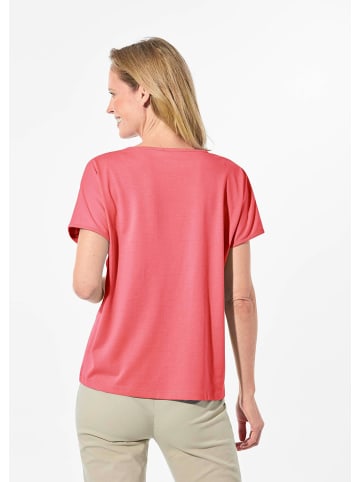 GOLDNER Ausbrenner-Shirt in pink